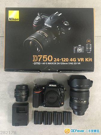 Nikon D750 DSLR Camera kit-set with Nikon AF-S NIKKOR 24-120mm