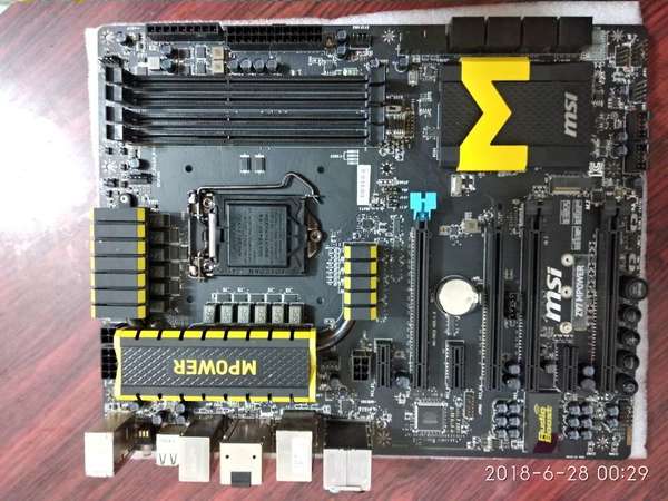 二手 MSI Z97 MPOWER Z97 DDR3 USB3 LGA1155 ATX MB