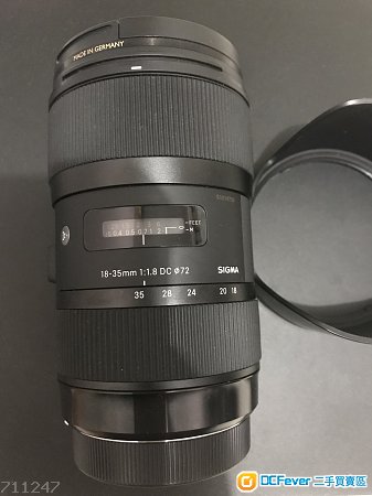Sigma 18-35mm f1.8 dc hsm art Canon 有保