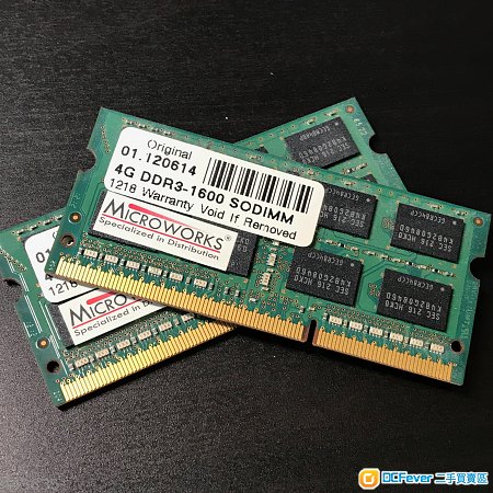 Samsung 8GB Ram Kit (4GB x 2) DDR3 1600MHz SODIMM Laptop Memory