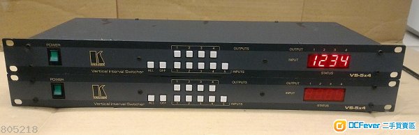 kramer vertical interval switcher vs-5x4