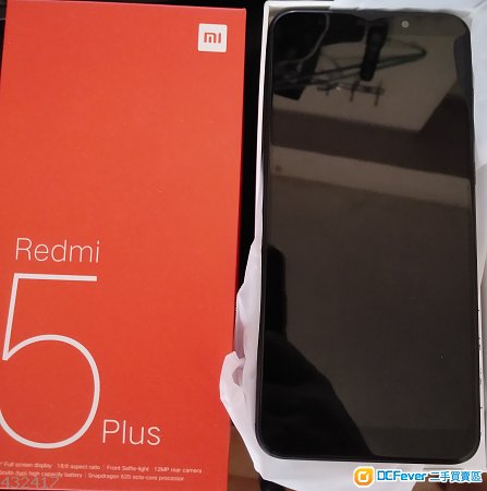 99新後備機 紅米 5 plus 4+64 黑色 行貨