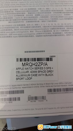 全新未開iphone apple watch series 3 GPS + Cellular