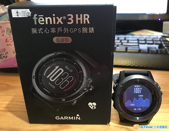 Garmin fenix 3 HR 中文版 Sapphire 藍寶石版本