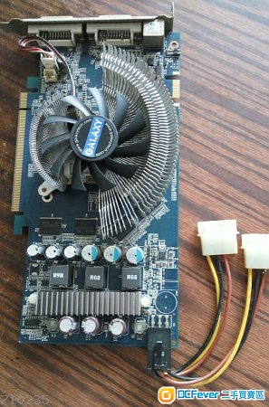 galaxy 9600gt 512mb 256bit ddr3 顯示卡 DVI display card