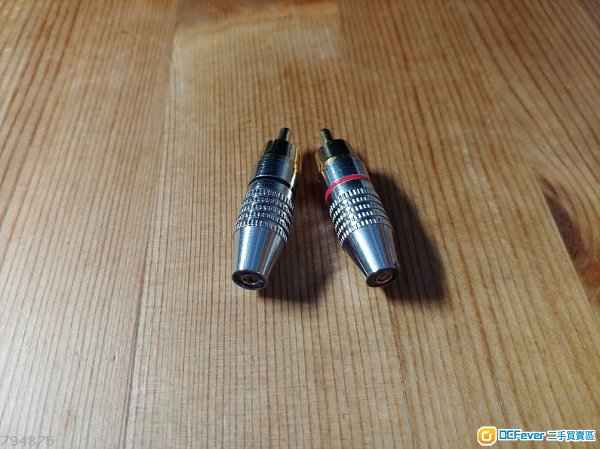 過機 mmcx 轉 rca 公頭 ( 功放 ) 一對
