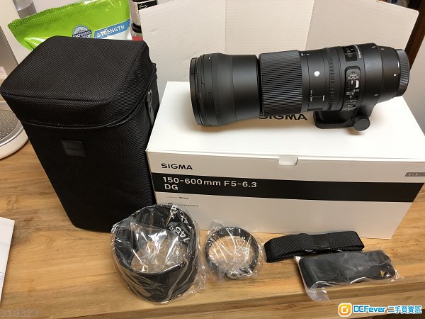 100%新 Sigma 150-600mm F5-6.3 DG OS HSM Contemporary canon 鏡