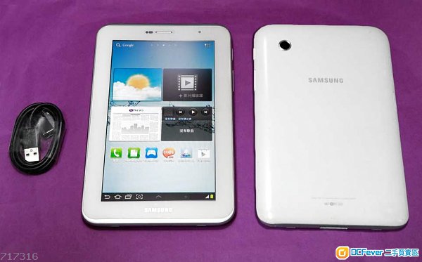有得打電話無花淨板Samsung Tab2 7.0 GT-P3100 3G 版8gb WIFI平板連叉電線Android 4.0.3