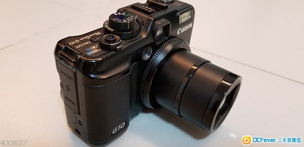 古董相機 Canon Powershot G10 (壞) / 原廠Charger & 電池 (work)