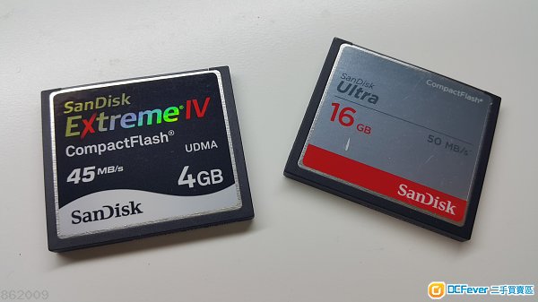 SanDisk CF Card 16GB & 4GB 記憶卡