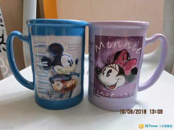 迪士尼Mickey Mouse米奇老鼠紀念杯一對
