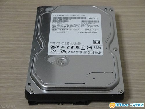 新淨少用HITACHI 500G SATA3