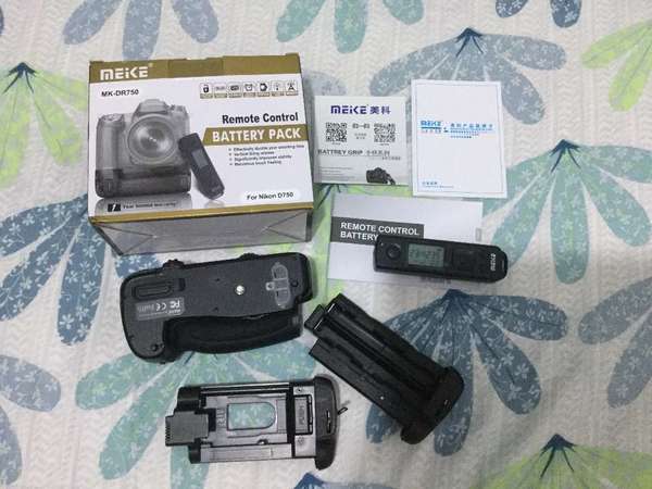 Meike Nikon D750 (MB-D16) Battery Grip 連 remote