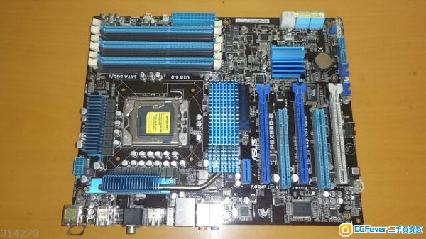 (好板難求) ASUS P6X58D-E X58底板 (支援USB 3.0 SATA III BIOS 已更新)
