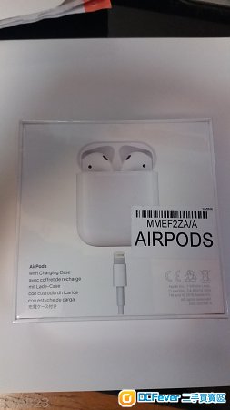 全新未開iphone篮牙耳機 Airpods MMEF2ZA/A