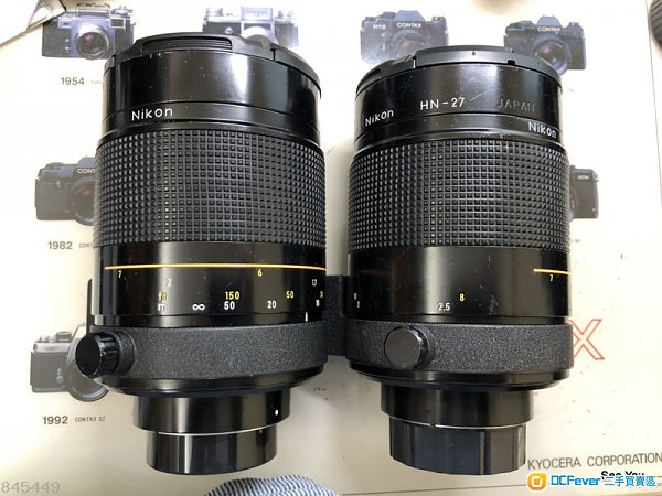 用家精選 : Nikon 500mm f/8 Reflex Lens ( 橙圈 ) 2 Pcs @$2680. UP