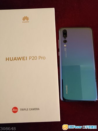 HUAWEI 華為 P20 Pro 128G 極光色 (行貨新淨送多套貼膜機套)