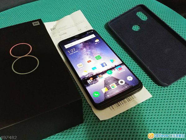 95%新 小米8 黑色 (6GB+128GB) 香港行貨 有保養