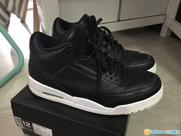 Jordan 3 Retro 黑皮 中古 95%新
