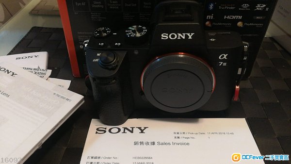 Sony A7III (A7 III, A73) 行貨, 新淨