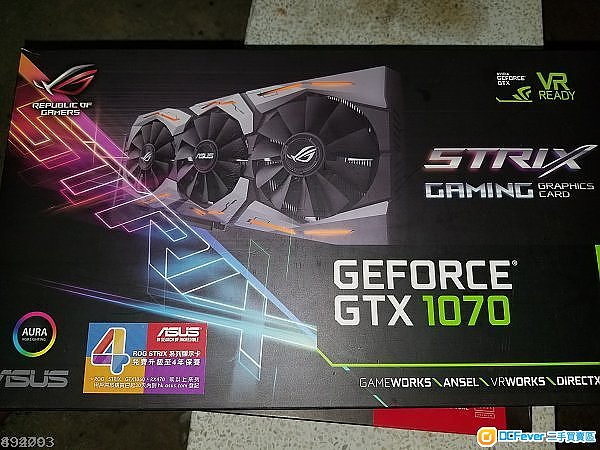 ASUS GTX 1070 STRIX GAMING