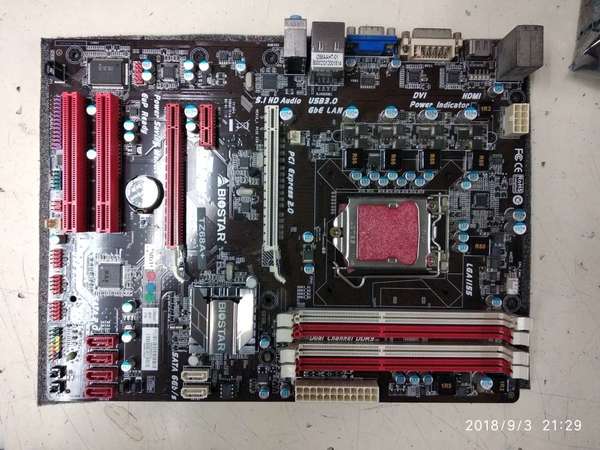 二手 BIOSTAR TZ68A+ Z68 DDR3 USB3 LGA1155 ATX MB