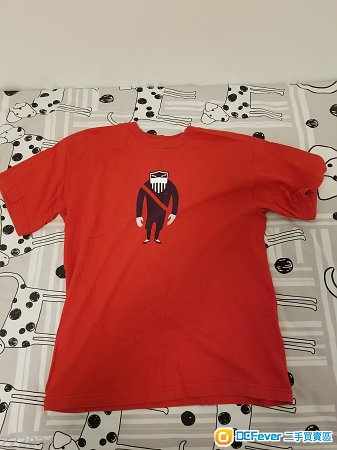 90%新New Nike Boy Size XL Tee Shirt Red紅色 Soccer T恤