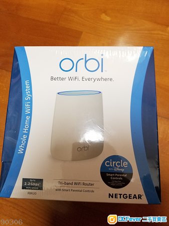 全新 行貨 NETGEAR Orbi Micro AC2200 三頻 Mesh Wi-Fi 單體路由器 RBR20