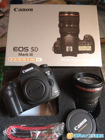 全新 Canon eos 5d mark lll + EF 24-105 kit 造型手指,8GB