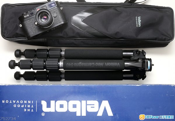 日本Velbon Neo Carmagne 540A 碳纖維腳架 擁有多項專利設計,又實淨又輕又好用