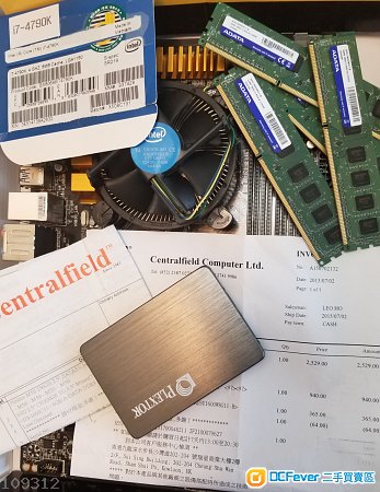 Inter i74790k,Adata Premier 32 Gb ,Gigabyte z97-D3H, Plextor 256GB SSD
