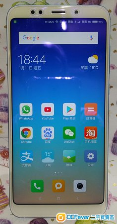九成新 紅米 REDMI 5 Plus(香港行貨)