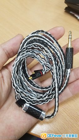 7N單晶銅鍍銀黑銀色耳機線 升級線 fender campfire westone Shure SENNHEISER