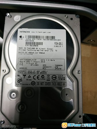 Hitachi Ultrastar DK7SAA200 2TB X 4 7200RPM for Mac Pro