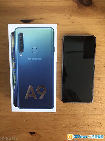 99.99新Samsung A9 2018幻影蓝,8+128 全套配