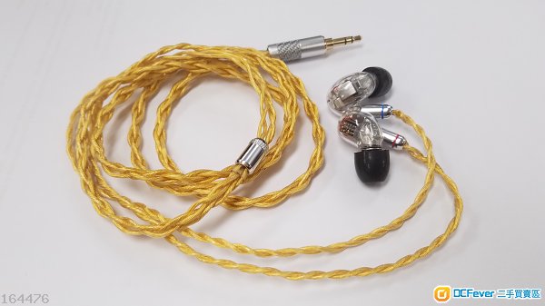 高級 粗7n單晶銅鍍金 耳機線 升級線 Shure SENNHEISER fender campfire westone
