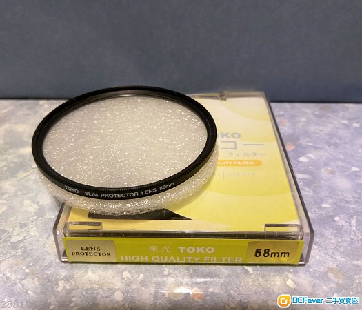 58mm 日本東光TOKO 保護鏡