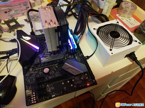 intel i7 8700es + asus b360-f gaming