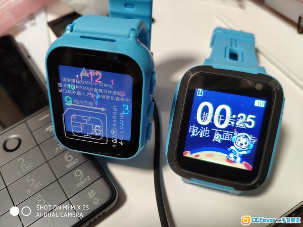 電話手表2隻 可插SIM