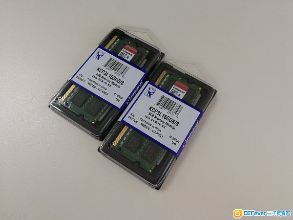 kingston ddr3-1600 8gb 1.35v Laptop Notebook x 2