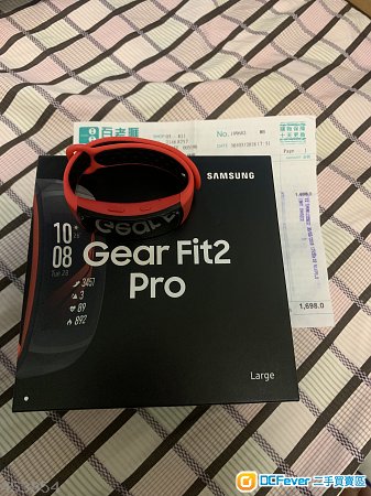 三星Gear Fit2 Pro 紅黑色