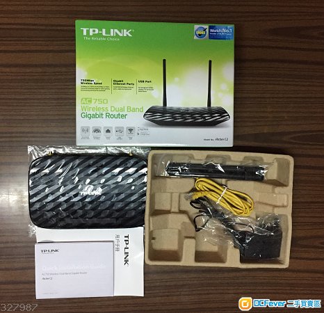 TP-Link AC750 95%新 (Archer C2) 雙頻無線路由器