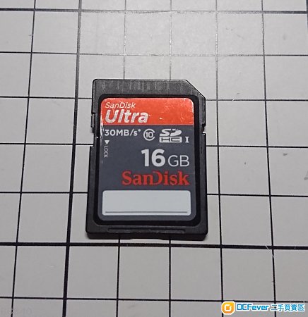 SanDisk Ultra SDHC Class 10 16GB SD card