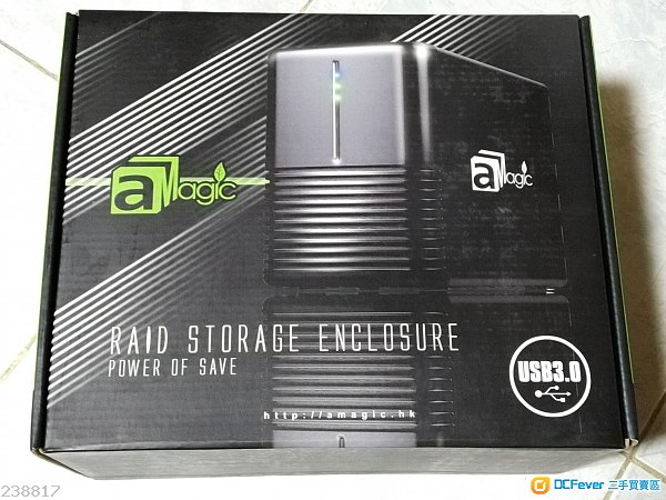 aMagic 2-Bay USB3.0 SATA Hard Disk External Raid0/1 Storage