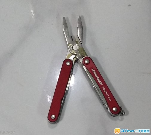 全新 LEATHERMAN 萬用刀 SQUIRT PS4 紅色