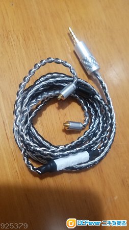Handfree無損版 7N單晶銅鍍銀黑銀色耳機線 升級線 Shure SENNHEISER fender compfire westone
