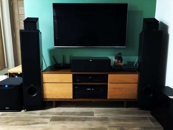Sonus Faber Chameleon T Famous Audio Atmos KEF R200c