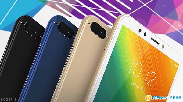 $9xx 全新全套 黑,藍,金3色 香港版 Lenovo K5 Note 6吋雙鏡相機4GB RAM 64GB 雙卡全網通手