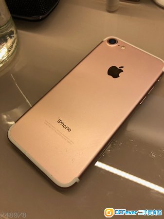 Iphone 7 128gb Rose Gold 8成半新機,原裝港行連叉頭usb線