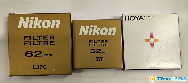 大量全新 52mm 62mm 正版日本 NIKON HOYA UV Filter